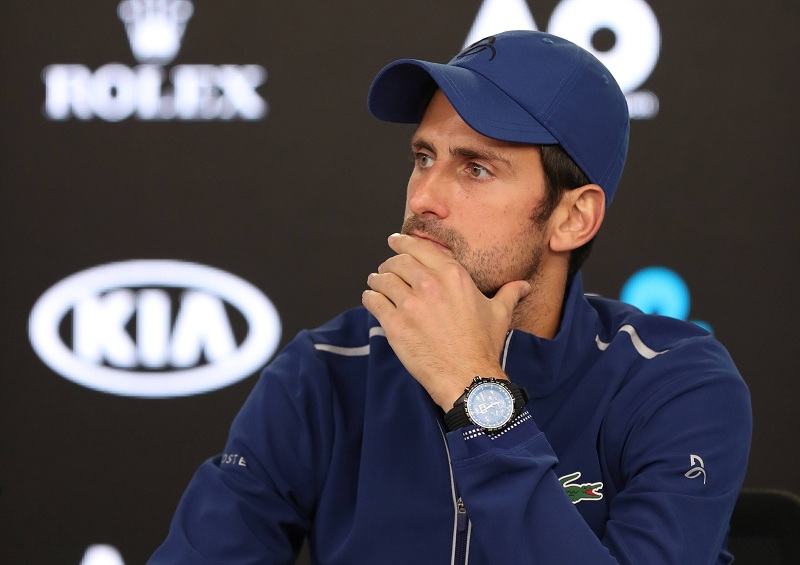 Новак уз нижерангиране тенисере